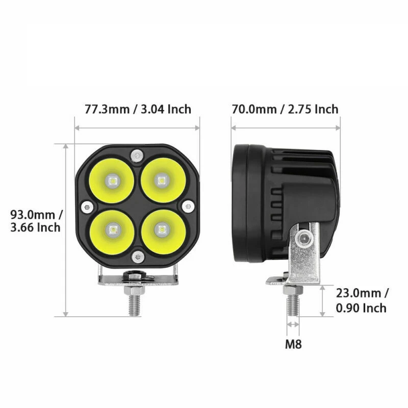 3 дюймов точечная Светодиодная рабочая лампа светильник 30 Вт автомобиля Бар OffRoad