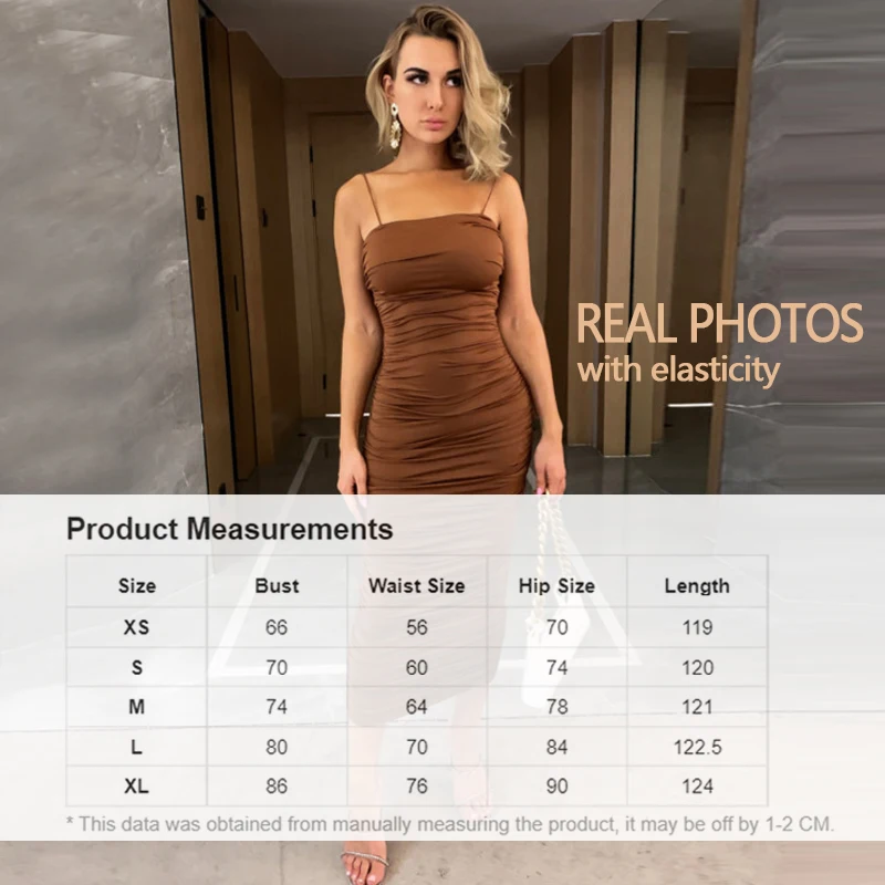 Женское платье миди с рюшами Nattemaid летнее открытой спиной элегантное облегающее