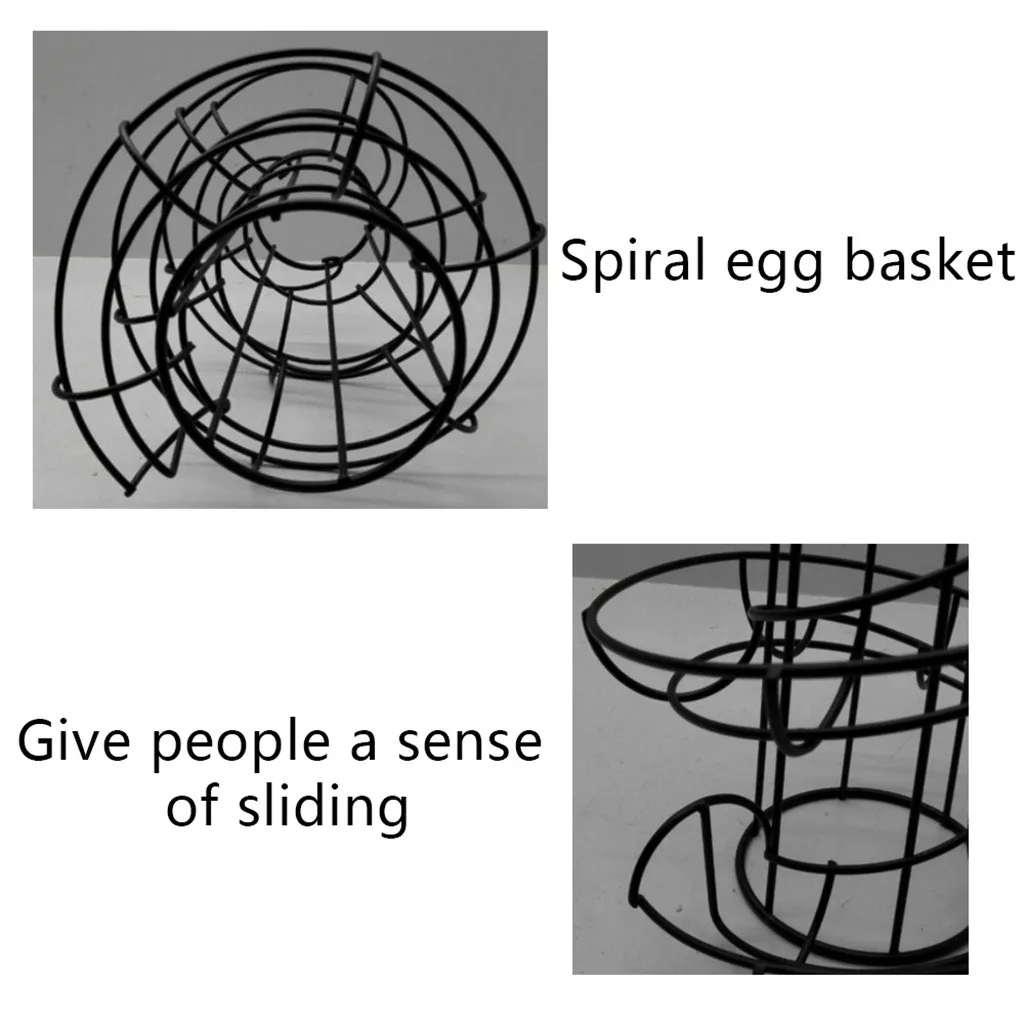 Яйцо Делюкс спиральный диспенсер полка корзина для хранения до 24 большой емкости