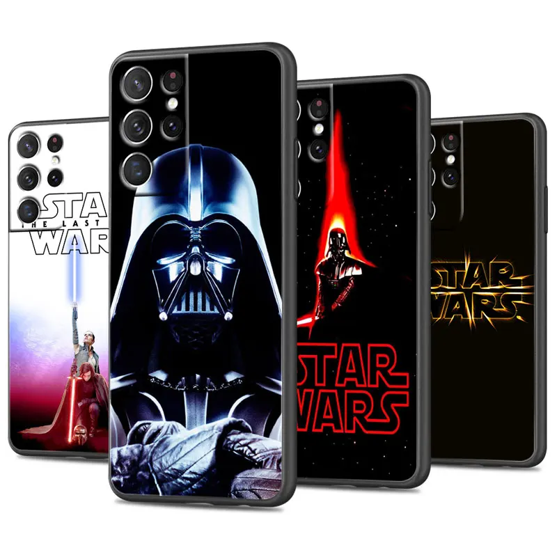 

Star Wars Darth Vader Yoda BB8 For Samsung Galaxy S22 S21 Ultra S20 FE Lite S10 S9 S8 Plus 5G Silicone Soft Black Phone Case