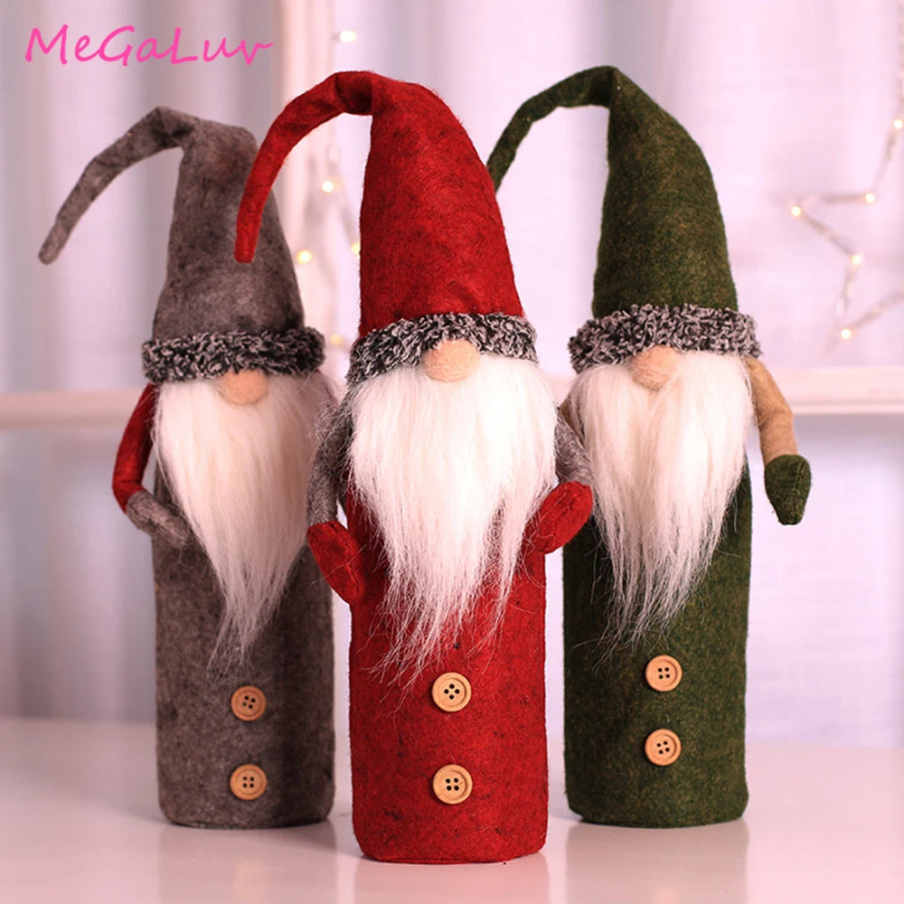 

Christmas Wine Set Christmas Table Decoration Christmas Tree Style Rudolph Wine Set 20221 Christmas Wine Set New Year Decoration