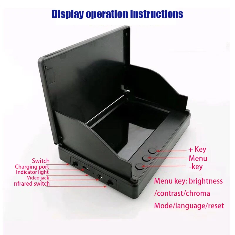 Дешево Рыболокатор с инфракрасным ночным видением, 30 м, дисплей высокого разрешения 4,3 дюйма, широкоугольная камера для подводной рыбалки, инструм...