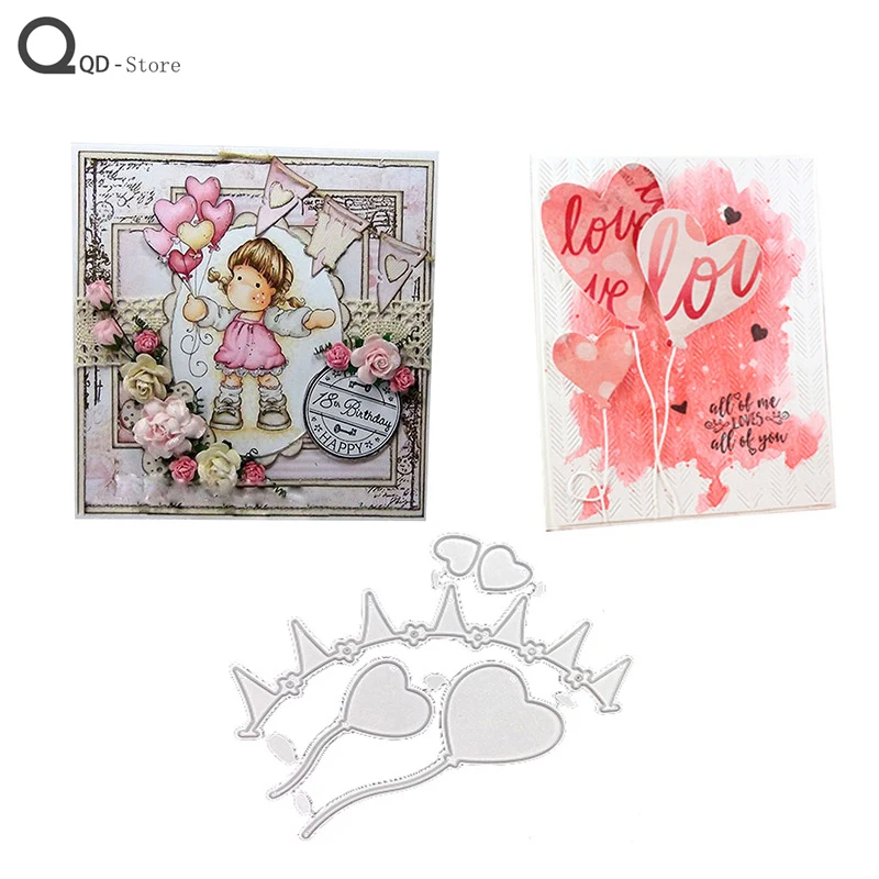 

Scrapbook Children's Educational Love Flag Metal Cutting Dies DIY Card Make Mould Model Craft Decoration New 2021 Wholesale