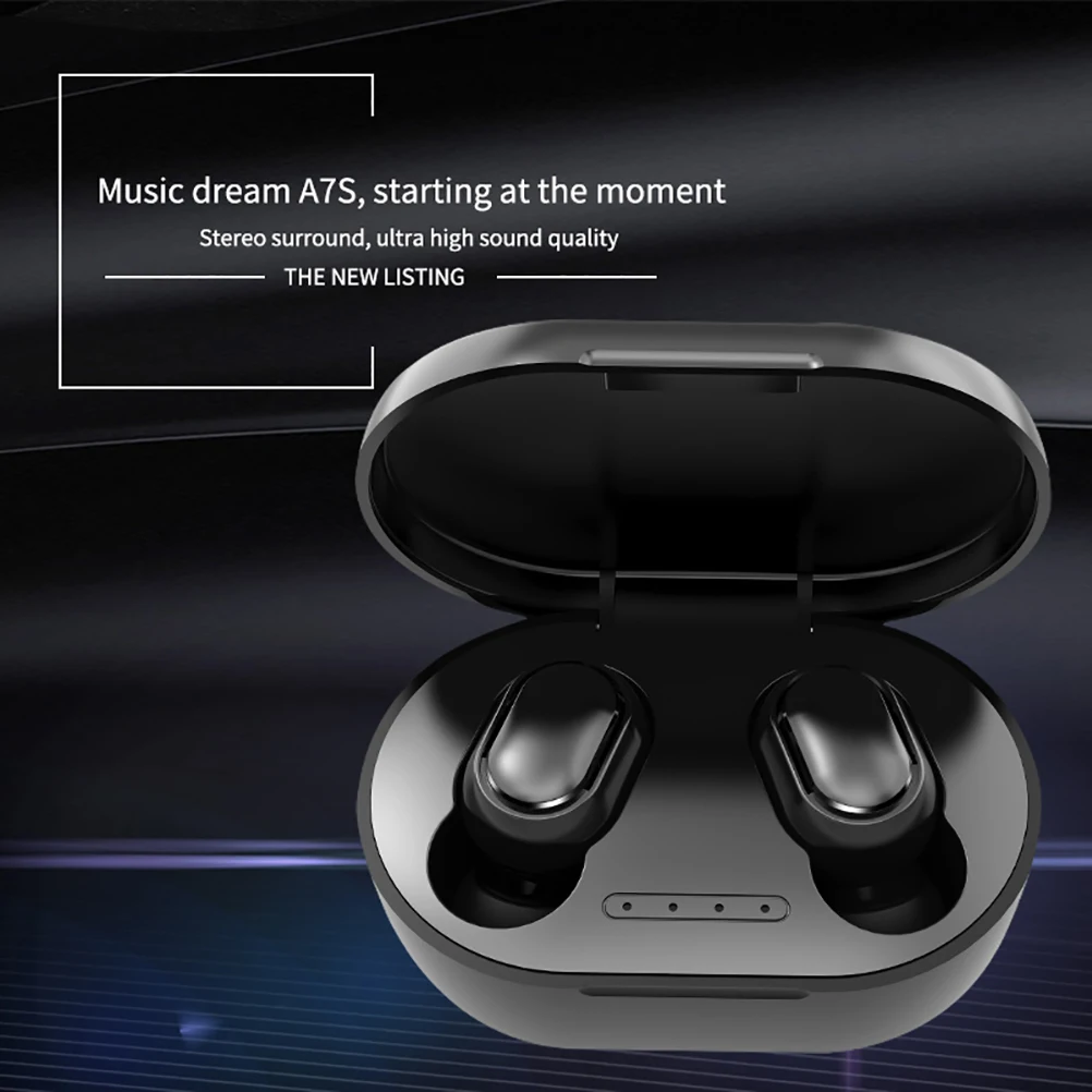 Наушники-вкладыши E7S TWS Мини Беспроводная Bluetooth-гарнитура с кнопкой бинауральные