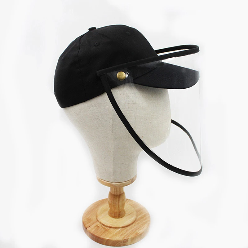 

Fashionable Adult Sunscreen Cap Removable Transparent Cover Dustproof Casual Baseball Cap Sun Hat