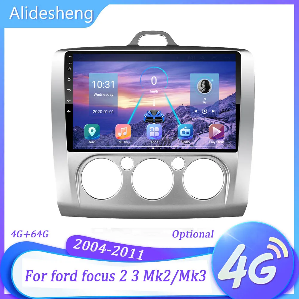 Автомобильный мультимедийный плеер для ford focus 2 мультимедийная система на Android 2004