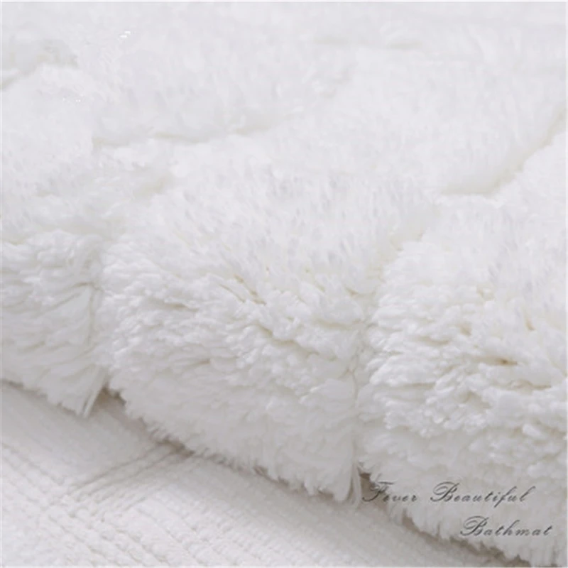 

Five star hotel floor mat bathroom cotton thickened toilet non-slip mat household machine wash