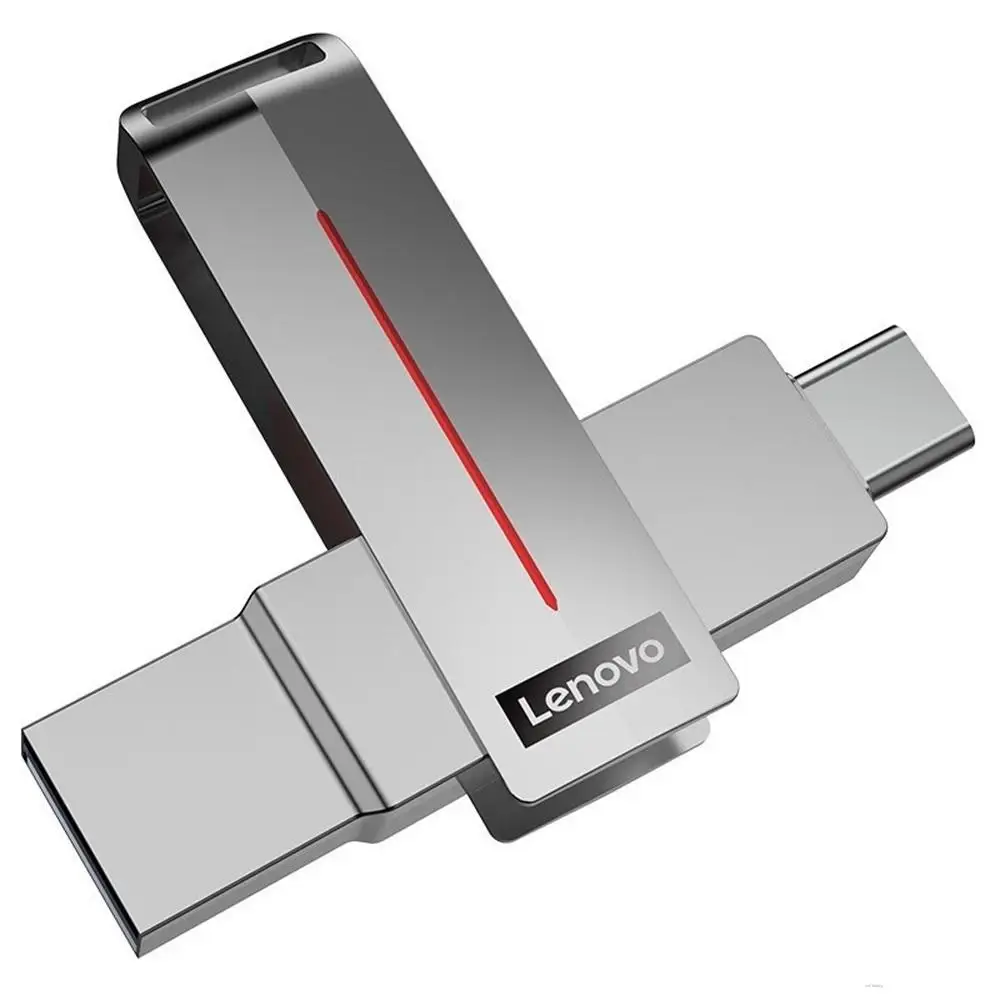 

Lenovo L3C Dual-interface Dual-purpose U Disk USB3.1 Type-C Port 256GB/128GB/64GB/32GB Metal Shell