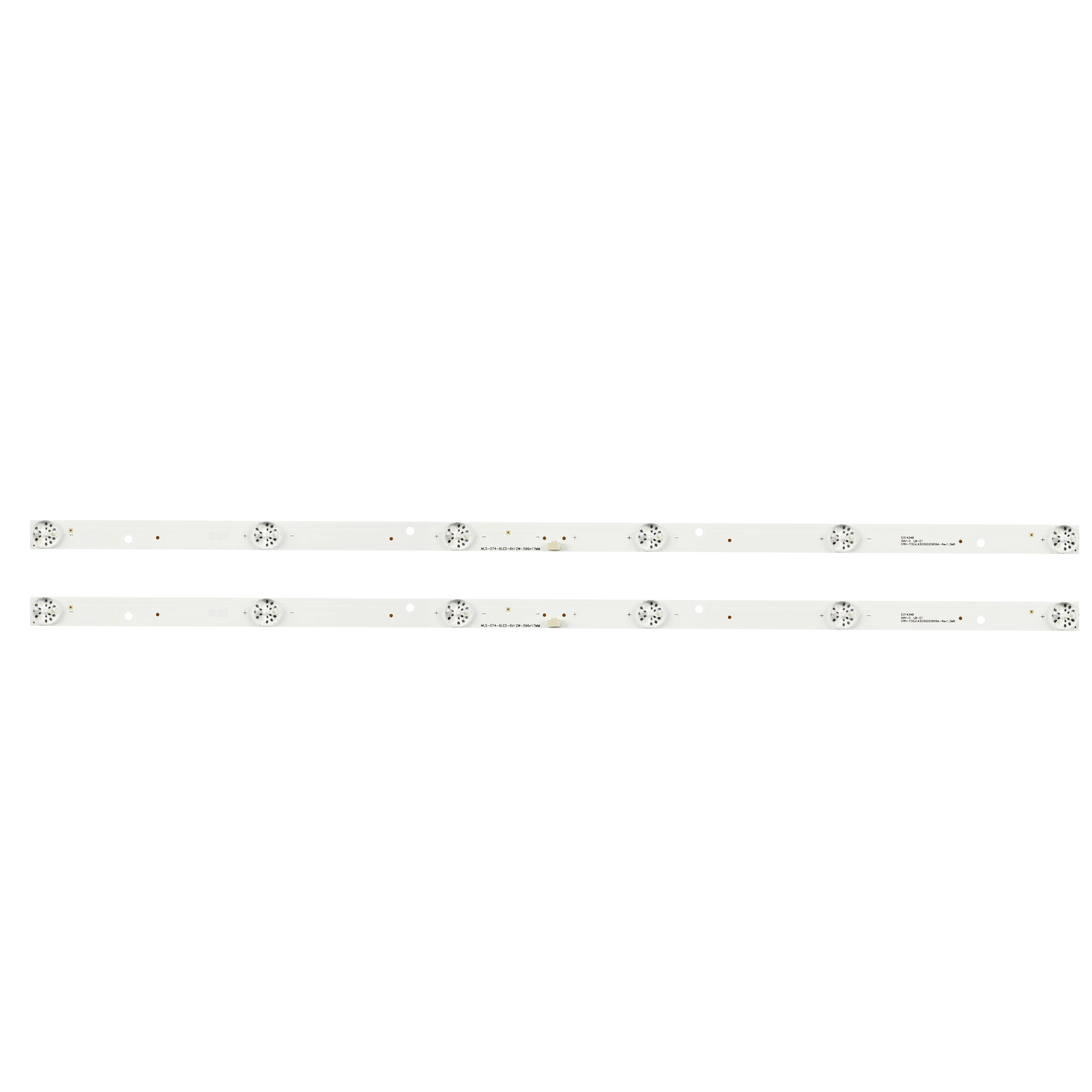 

LED Backlight strip 6 lamp For Philips 32'' TV CRH-F32JL43030020659A-Rev1.2 MR 32PHF3011/T3 32PHF3061/T3 32PHF5011/T3 6V/LED