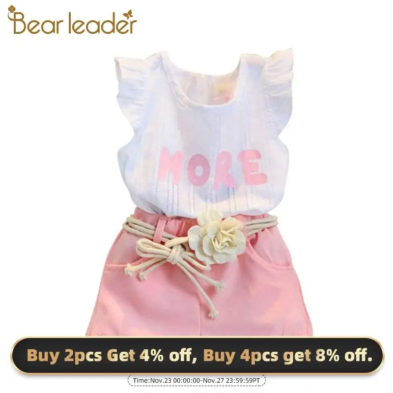 Bear Leader/комплекты одежды для девочек коллекция 2021 года модные летние комплекты