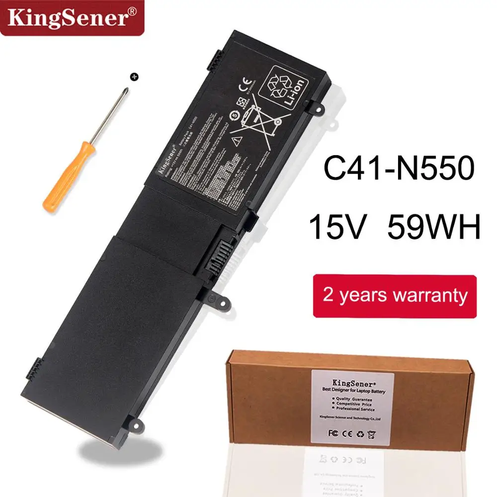 Kingsene C41-N550 Аккумулятор для ноутбука ASUS N550 N550JA N550JK N550JV G550 G550J G550JK ROG G550 G550J G550JK Q550LF Q550L серии