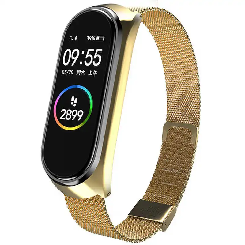 

Milanese Strap For Xiaomi Mi Band 3 4 mi 5 Wrist Metal Bracelet Stainless Steel MIband for Mi Band 4 3 mi 5 Strap Wristbands