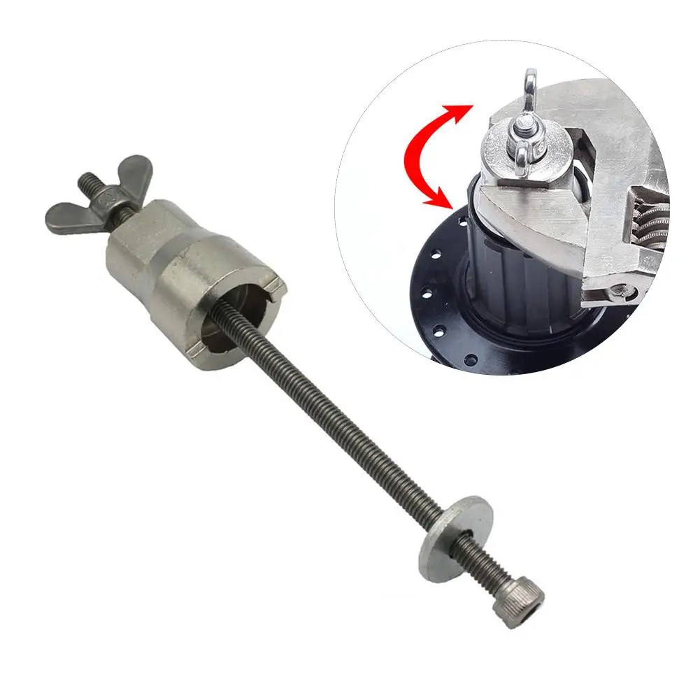 

Bicycle Freehub Body Remover Stainless Steel Bike Hubs Install Disassemble Tool Repaireasy to install Replacements Kit