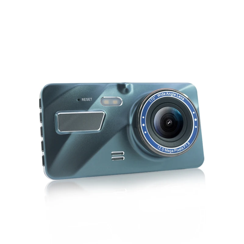4 дюйма полный сенсорный Экран Dash cam Hd 1080p передние и задние двойные Запись