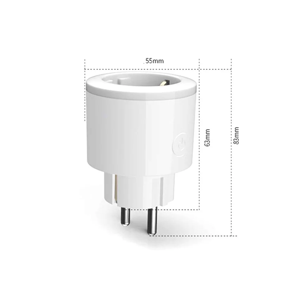 AVATTO 16A ЕС RGB wifi умная вилка с монитором питания, wifi Беспроводная умная розетка с Google Home Alexa Голосовое управление