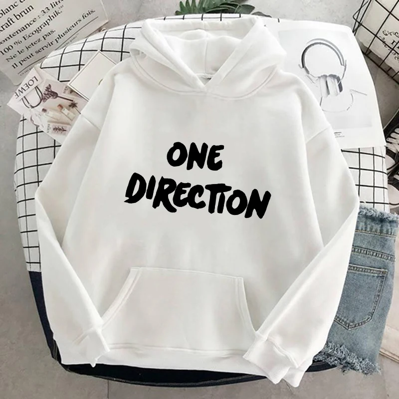 Новинка 2020 Женский пуловер с надписью Graphic One Direction Merch Harajuku свитшот капюшоном