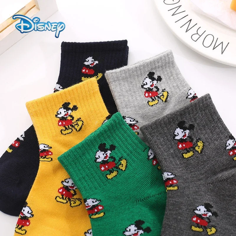 

Disney Mickey Cartoon Children's Socks Winter Warm Stockings Breathable Sweat-absorbent Sports Socks Suitable for Boys and Girls