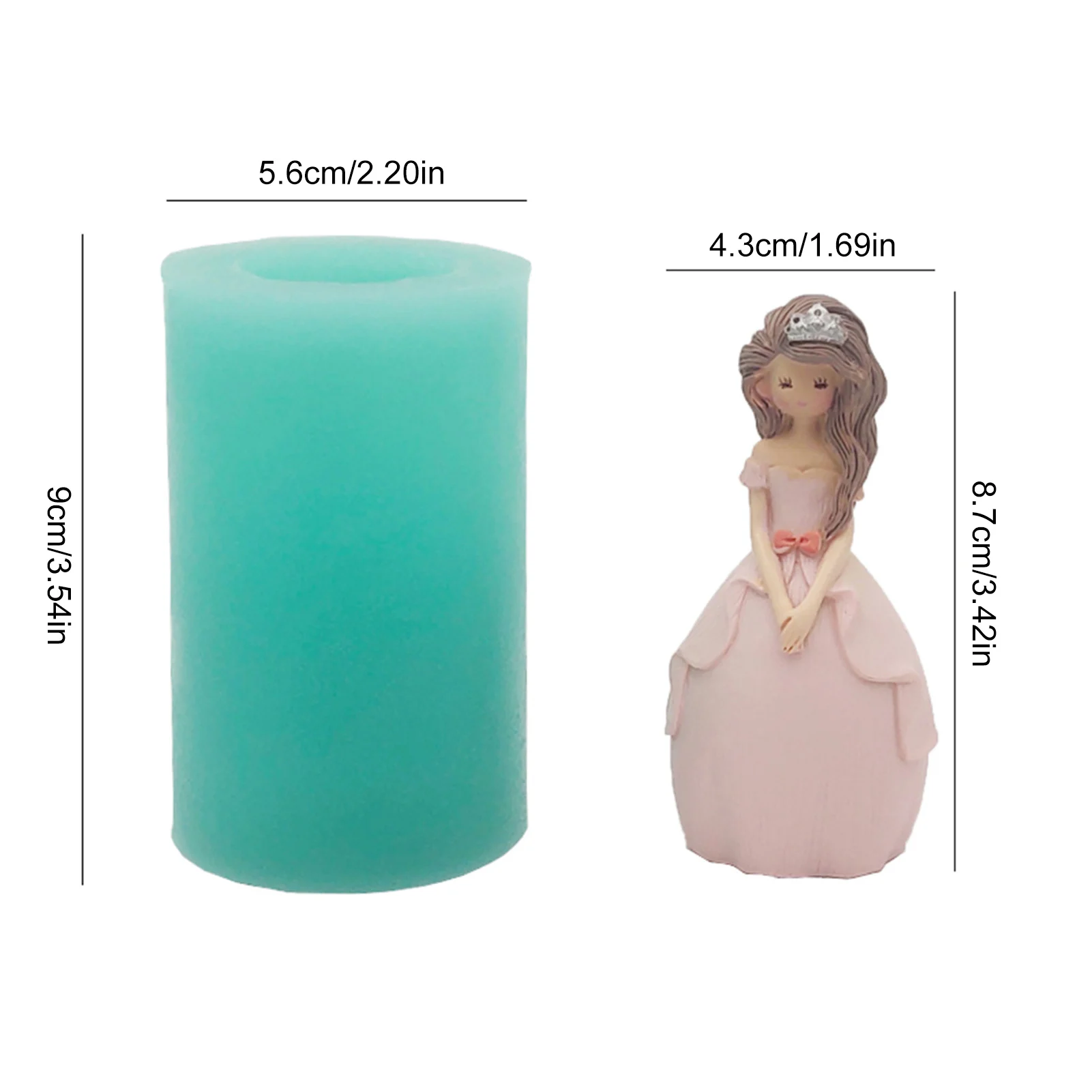 

Silicone 3D Princess Mold Fondant Soap Mould Craft Casting Molds Silicone 3D Princess Mold Fondant Soap Mould Craft Casting Mold