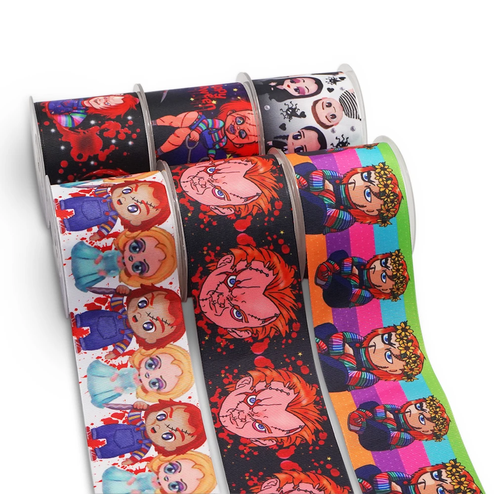 

10 ярдов, 3 дюйма, 75 мм, мультяшный принт, корсажная лента для бантов для волос, «сделай сам», ремесла, аксессуары ручной работы 56425