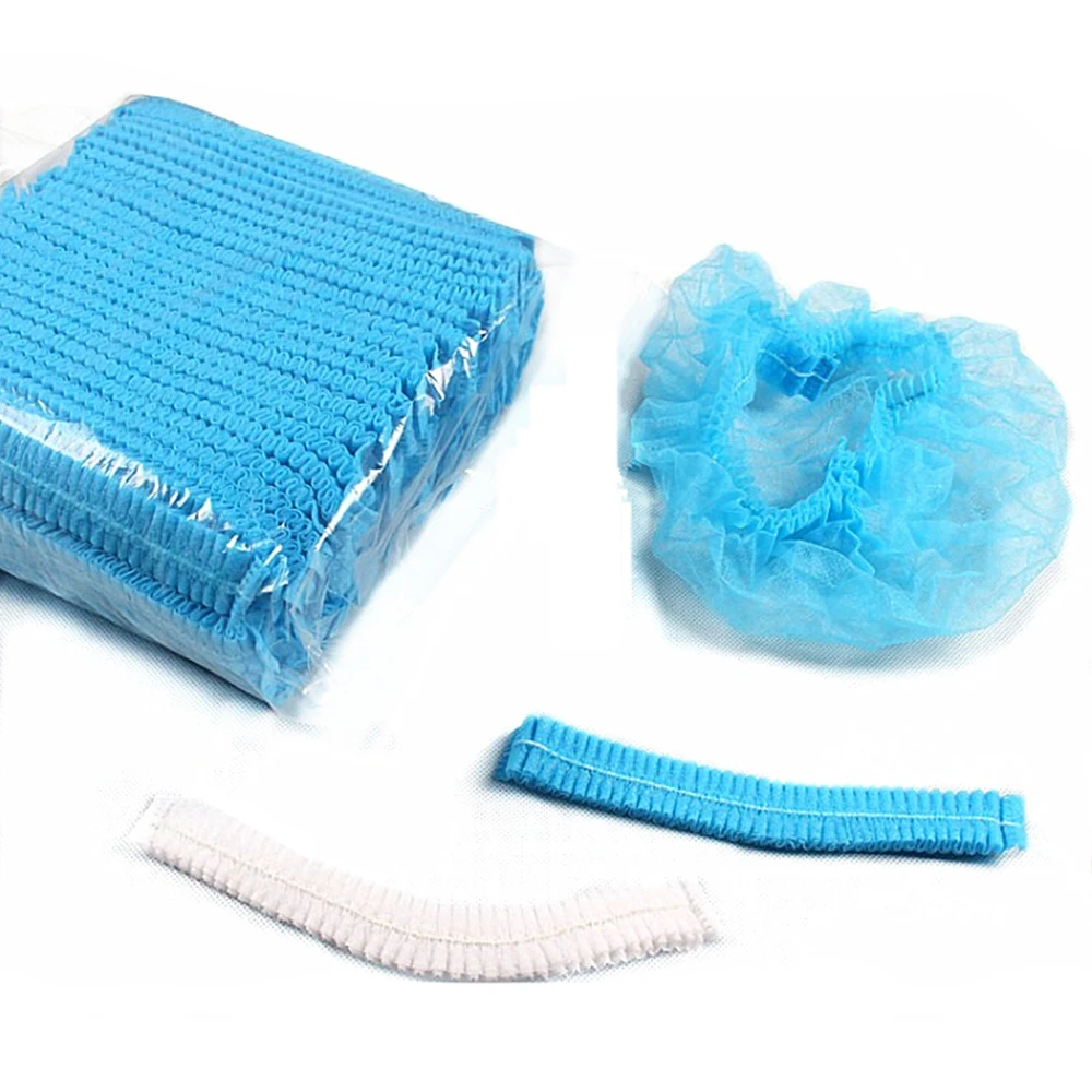 Permanent Makeup Disposable Hair Net Universal Sterile Hat Nonwovens Eyebrow Tattooing 100pcs For Eyebrow Tattooing Bath Cap