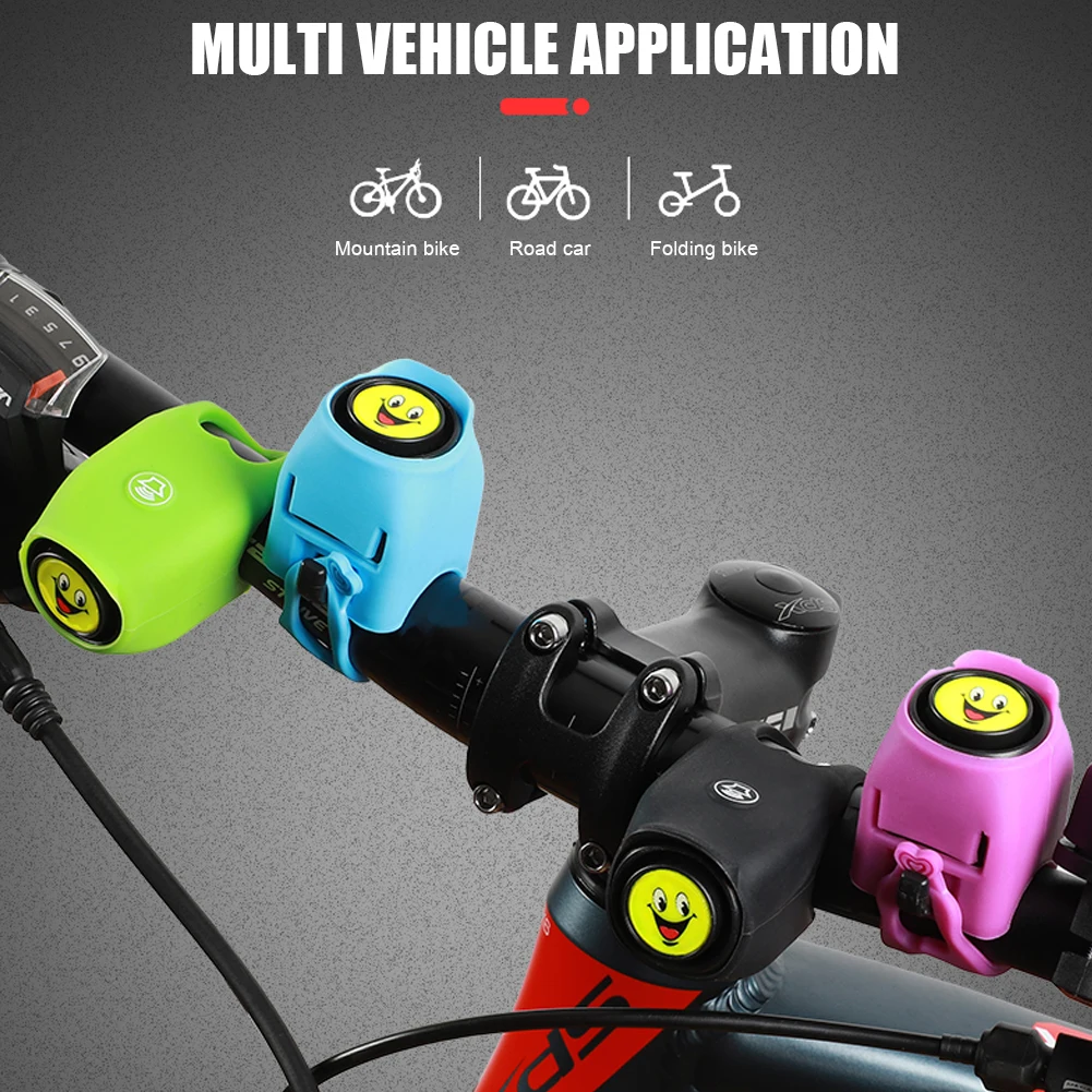 Силиконовый велосипедный звонок 120 дБ звуковой сигнал для горного и дорожного