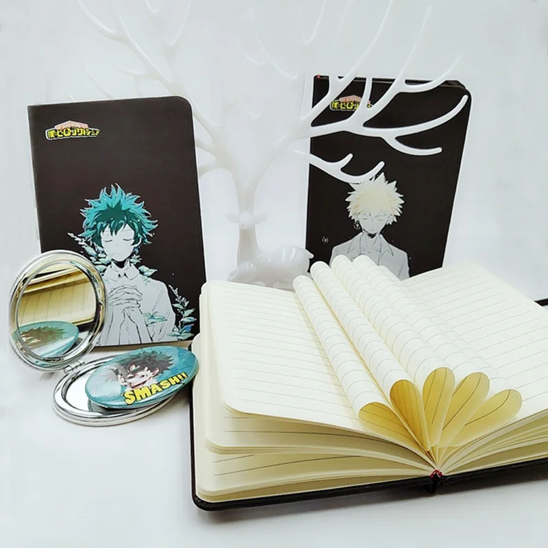 Аниме My Hero academic Midoriya Izuku Bakugou Katsuki блокнот студенческий Мемориальный Подарочный