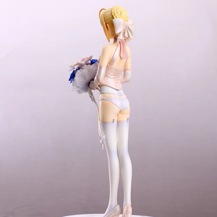 

Saber Fate/grand Order Sexy Wedding Sexy Girls Anime Pvc Action Figures Toys Anime Figure Toys For Kids Children Christmas Gifts