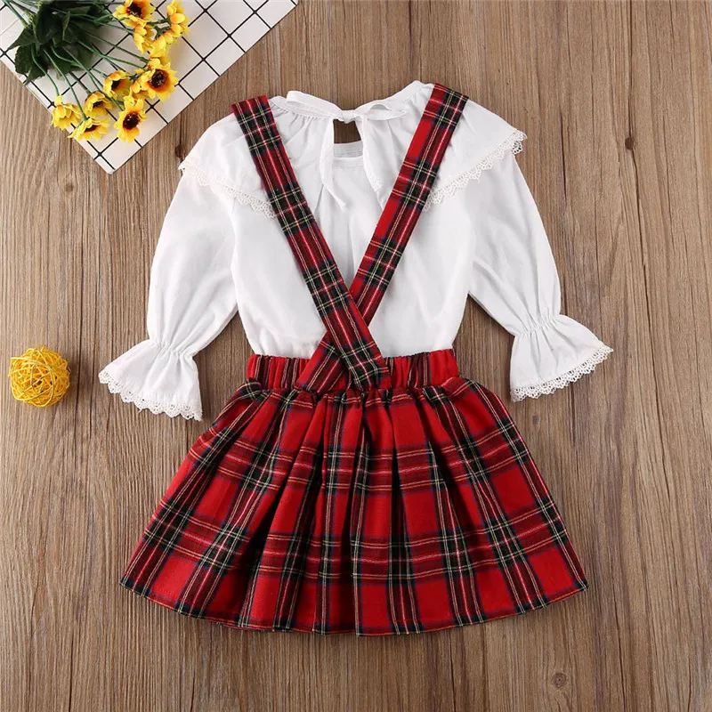 Новорожденный ребенок девочка с оборками Топы пледы на бретельках юбка платье