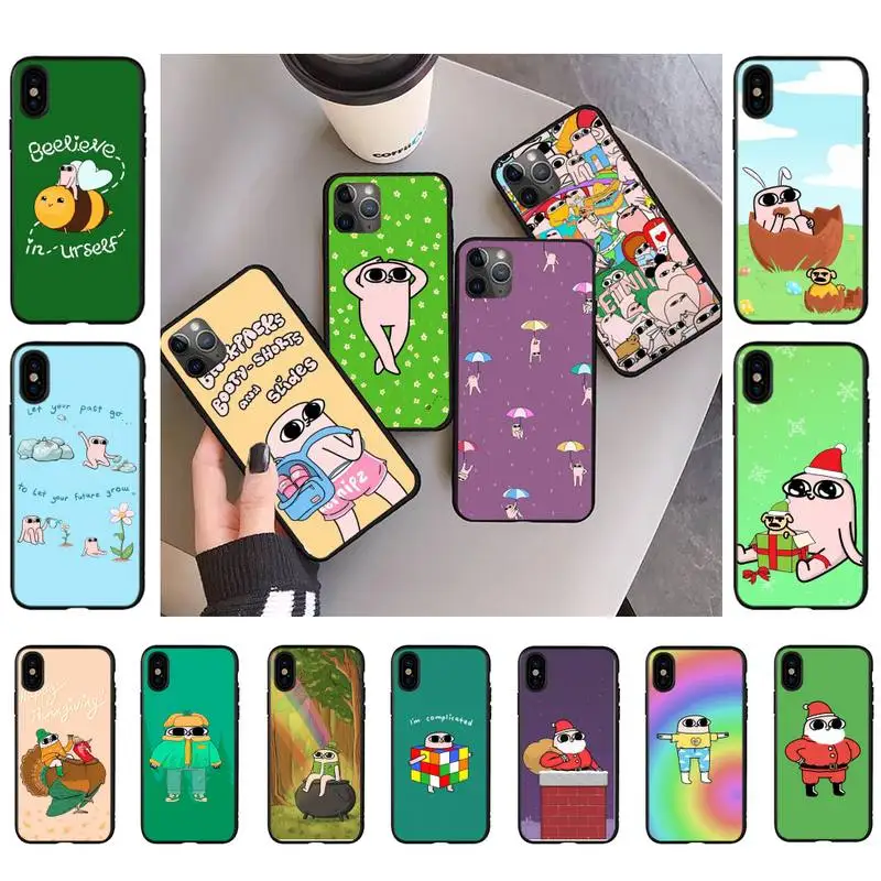 

Cartoon Funny big eyes ketnipz Phone Case for iPhone 11 12 13 mini pro XS MAX 8 7 6 6S Plus X 5S SE 2020 XR case