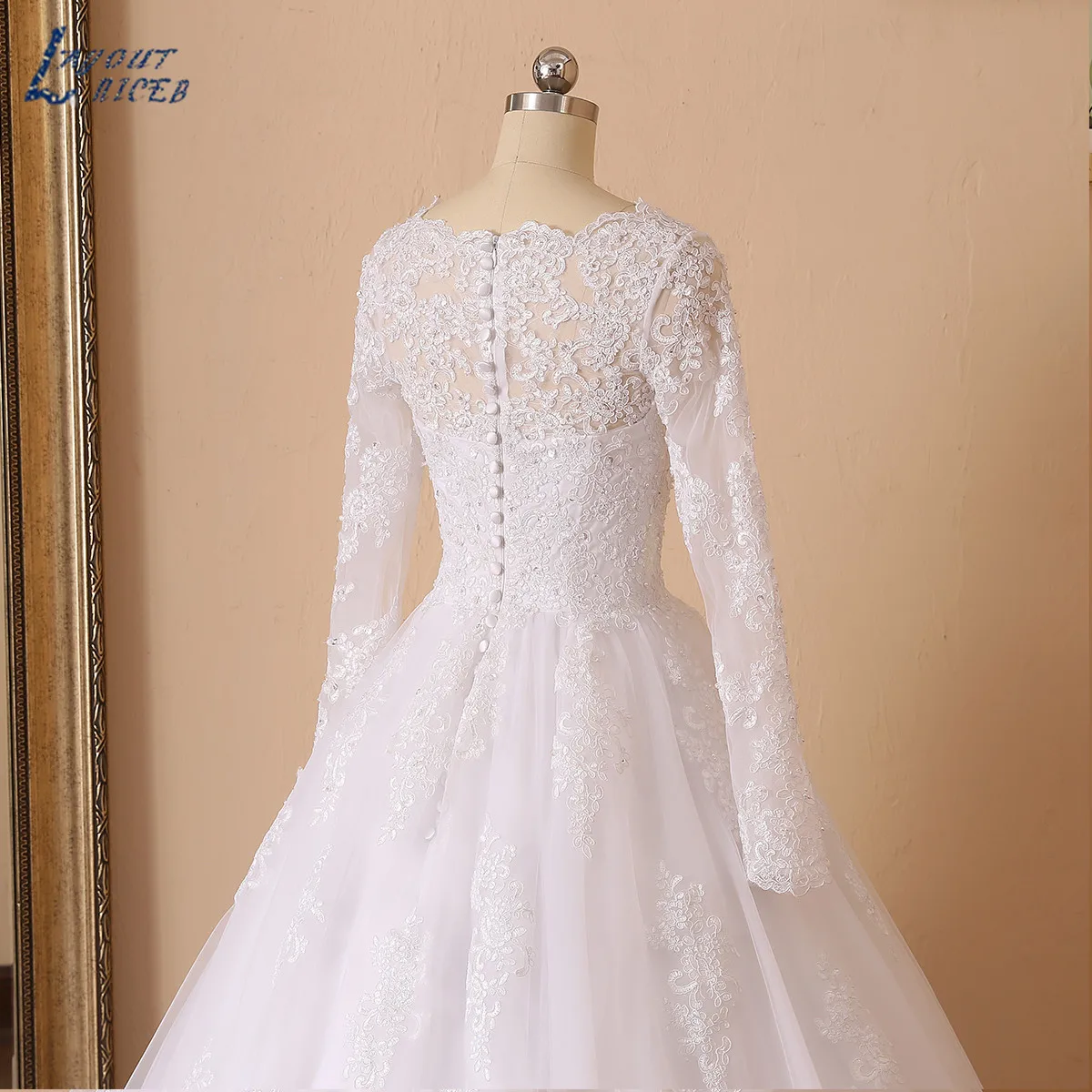 Одежда с длинным рукавом свадебное платье 2021 бальное Robe De Mariage Кружевная