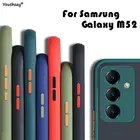Матовый полупрозрачный чехол для Samsung Galaxy M52, чехол для Samsung M52, M32, M51, A52, A72, A32, A03s, A12, противоударный чехол для телефона