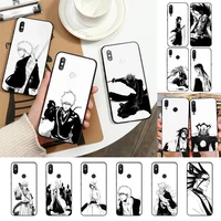 fhnblj anime bleach black and white phone case for redmi note 7 5 8a note8pro 9pro 8t coque for note6pro capa