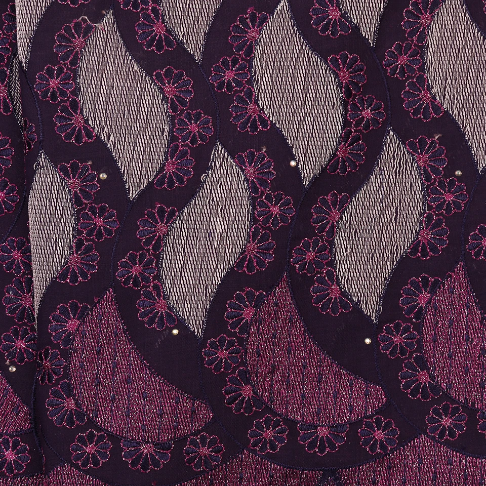 Высококачественная швейцарская вуаль 2019 кружевная хлопковая ткань вышитая с