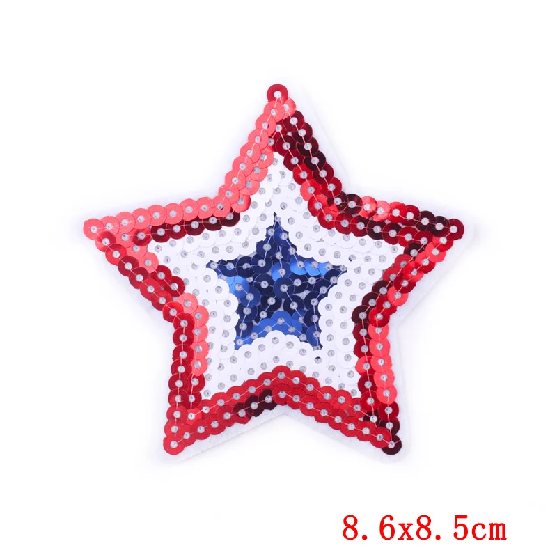 Нашивки для одежды 10 шт./лот с мультяшными звездами блестками | Дом и сад