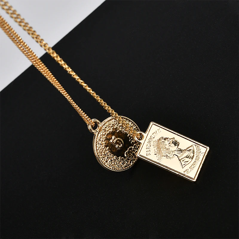 Аксессуары из сплава в европейском и американском стиле кулон виде головы монет