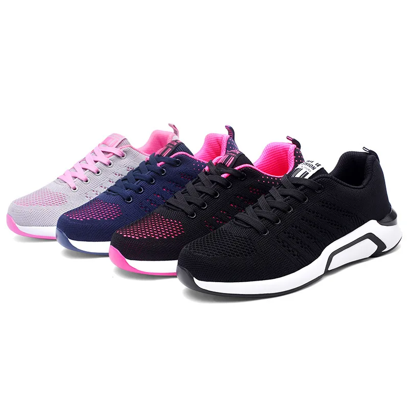 

Women's Shoes Running Shoes 2020 New Mesh Breathable Lace-up Outdoor Sports Shoes Brand Platform Shoes Women Fashion Sneakers
