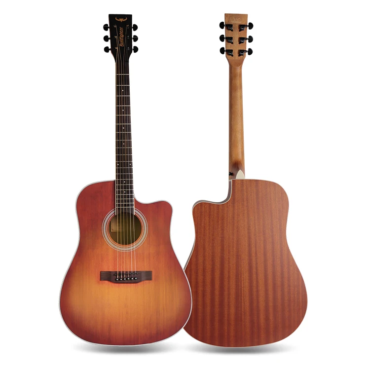 

Дешевая дешевая красная Акустическая гитара Bullfighter с верхом