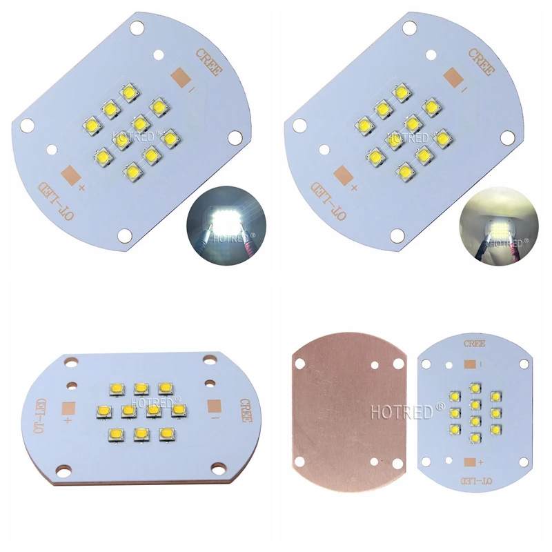 Cree XLamp XP-G2 XPG2 50 Вт 100 Вт светодиодный белый/теплый белый высокомощный светодиодный светильник медная печатная плата для дома/уличного освещения