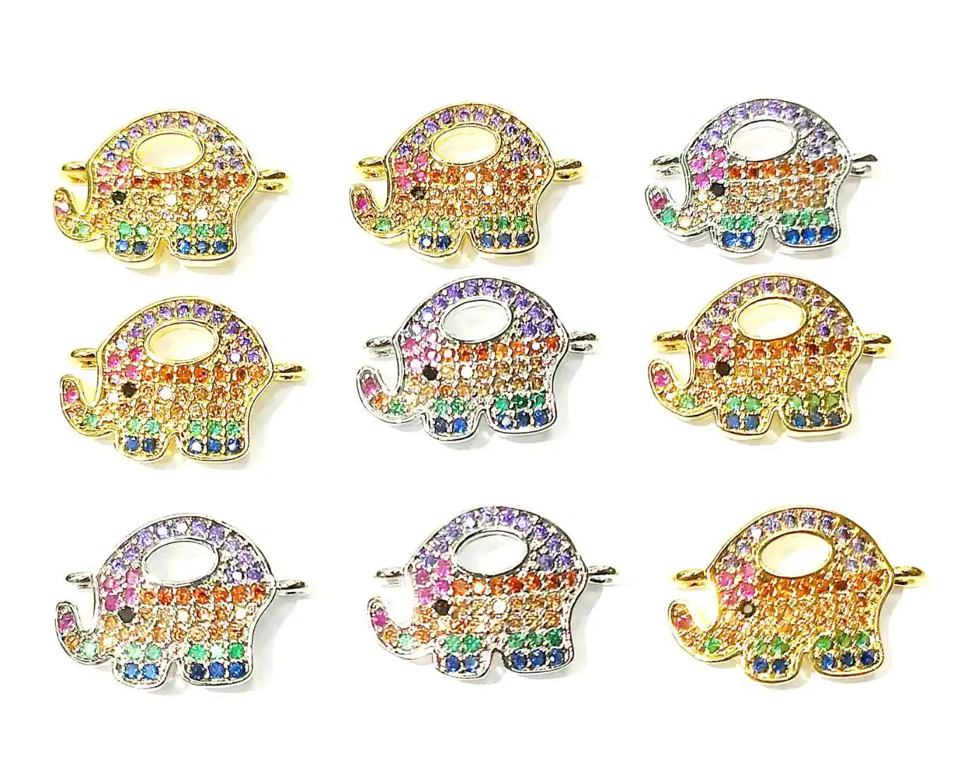 

10PCS CZ Bead spacer for Women DIY Jewelry Accessories CZ060