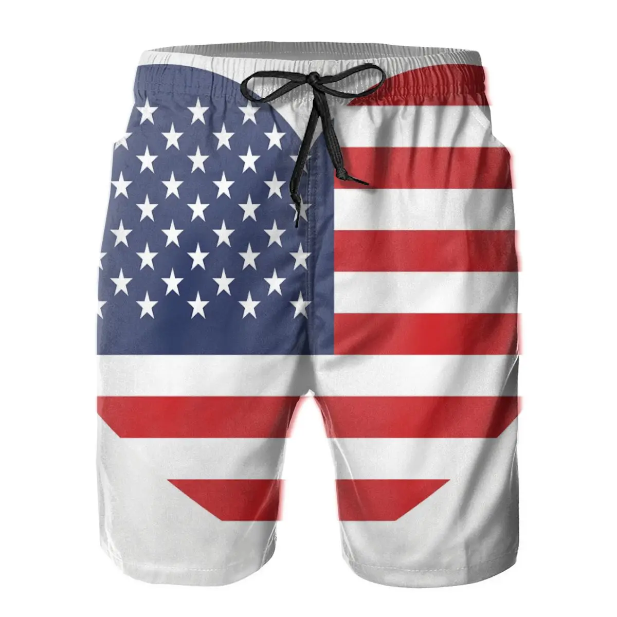 

Beach Breathable Quick Dry Novelty R333 running USA Flag (3) Hawaii Pants