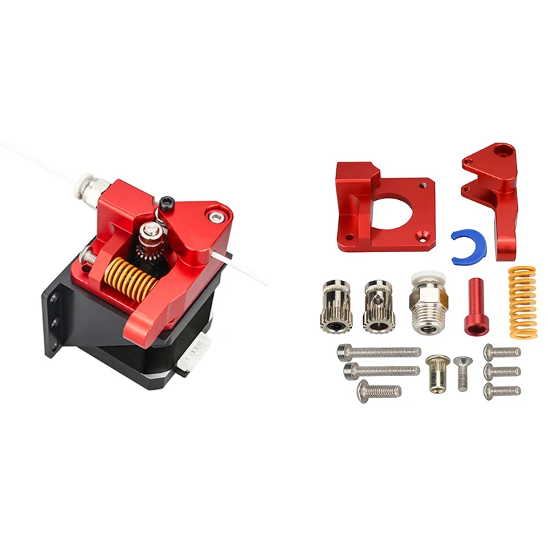 Комплект для экструдера CR10 Dual Gear Mk8 детали 3D принтера CR10S PRO Prusa I3 1 75 мм|Детали и