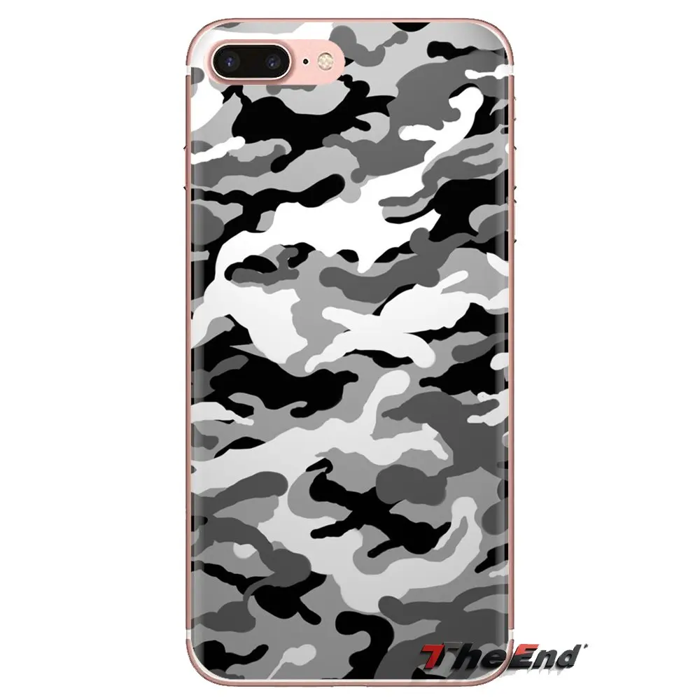 Transparent Soft Shell Covers Camo Camouflage Skin For Xiaomi Mi6 Mi 6 A1 Max Mix 2 5X 6X Redmi Note 5 5A 4X 4A A4 4 3 Plus Pro |