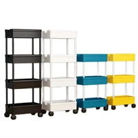 universal storage cart tiktok slim mobile shelf drawer organizer slide out trolley cart rack for kitchen bathroom laundry narrow