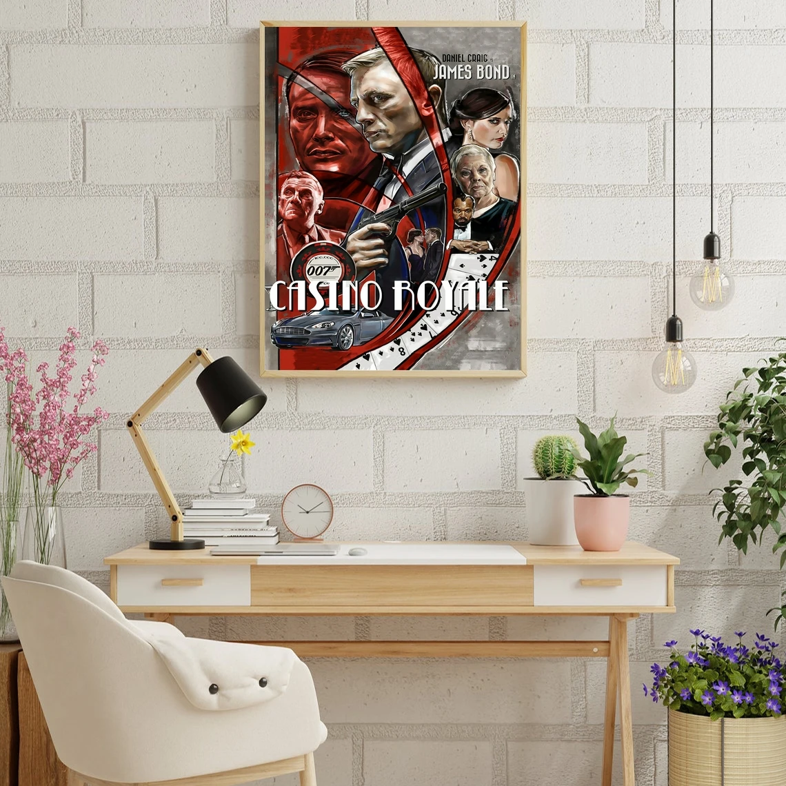 Классический кинопостер казино Royale холст печать украшение для дома настенная