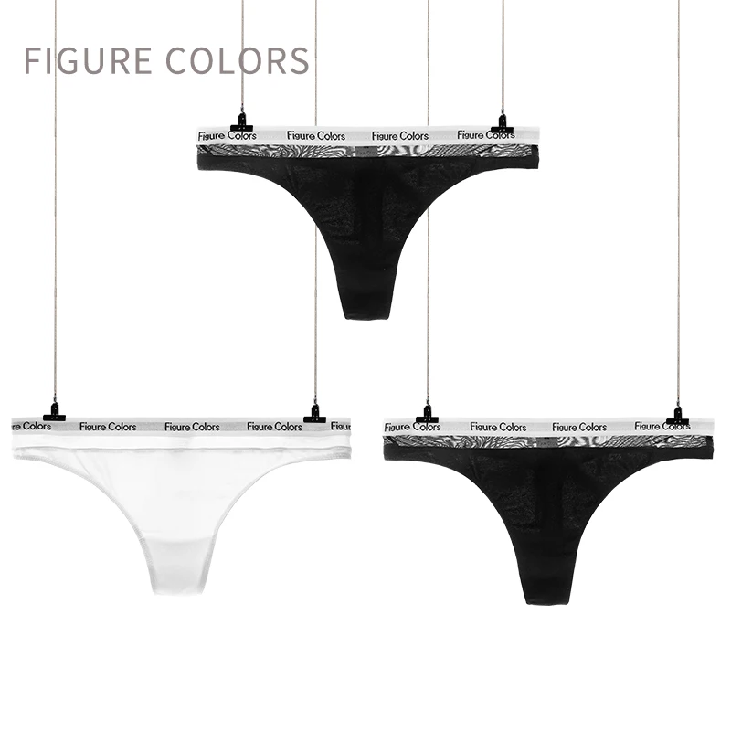 3 шт./лот женские хлопковые стринги трусики нижнее белье женское сексуальное