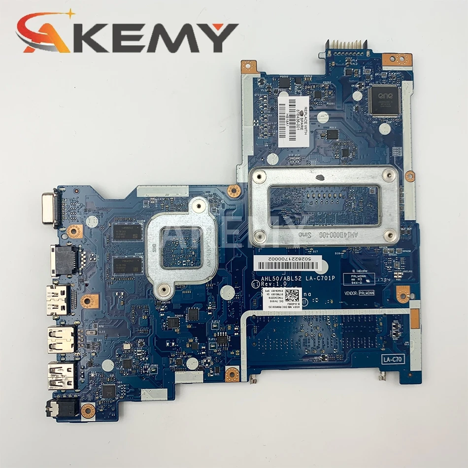 

Akemy 839540-601 839540-001 For HP 15-AC laptop motherboard AHL50 ABL52 LA-C701P MAIN BOARD I5-4210U CPU R5 M330 2GB