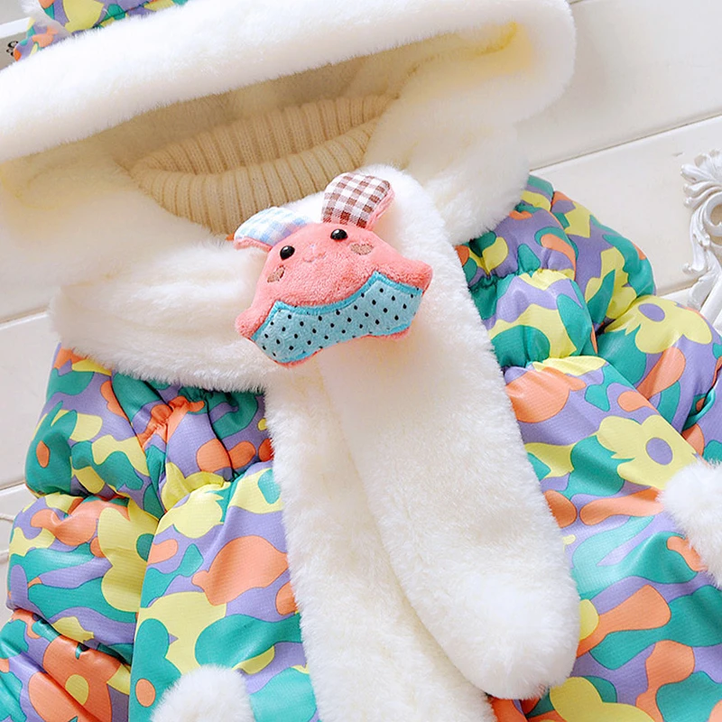 2019 новая детская одежда зимнее пальто для маленьких девочек хлопковые детские