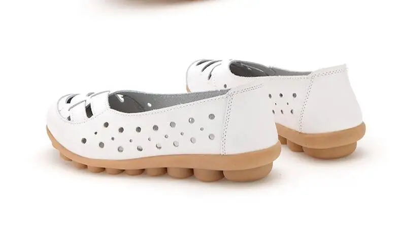 Сандалии женские из натуральной кожи дышащие удобные босоножки с мягкой