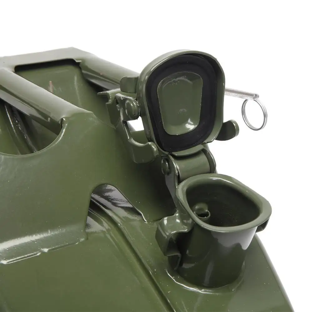 

Fuel Can 5 Gal 20L Steel Gasoline Gas Fuel Tank Military Emergency Portable New