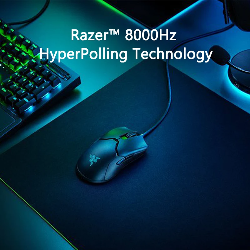 Проводная Ультралегкая игровая мышь Razer Viper 8 кГц игровые переключатели 20KDPI